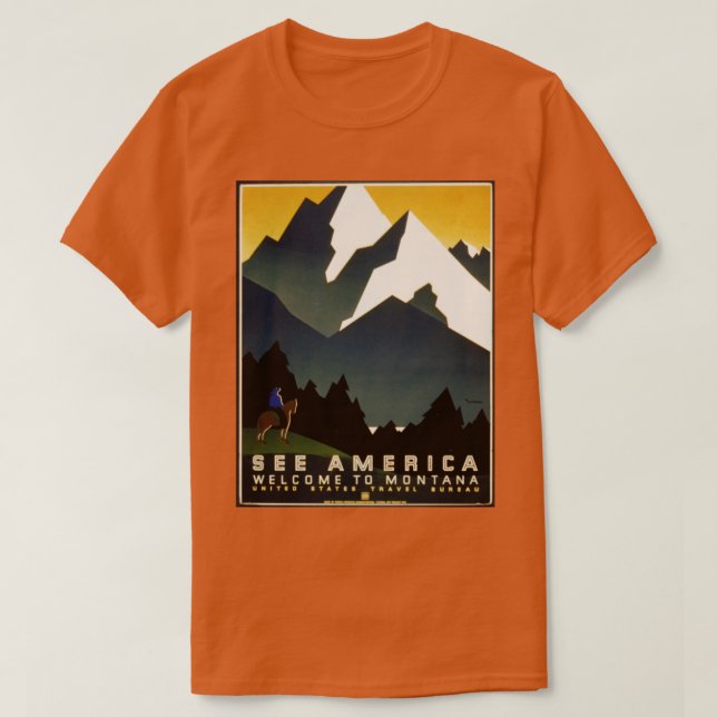 Camiseta Ver Montana (Diseño del anverso)