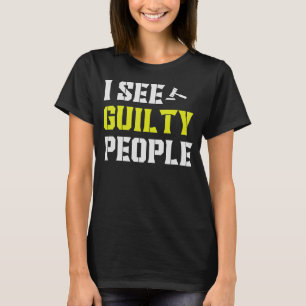 Camiseta Ver Oficial Correccional de Personas Culpables