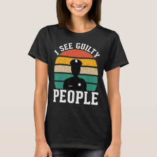 Camiseta Ver Oficial Correccional de Personas Culpables 1