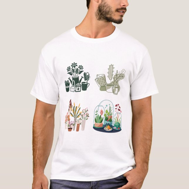 Camiseta Ver regalos únicos para los amantes de las plantas (Anverso)
