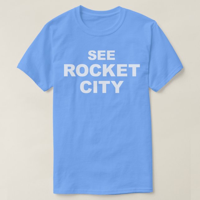 Camiseta Ver Rocket City Huntsville AL Alabama TShirt (Diseño del anverso)