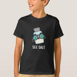 Camiseta Ver Salt Funny Sea Salt Pun Dark BG