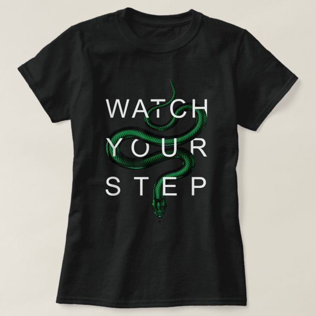 Camiseta Ver tu paso Snaker Verde Snack  (Diseño del anverso)
