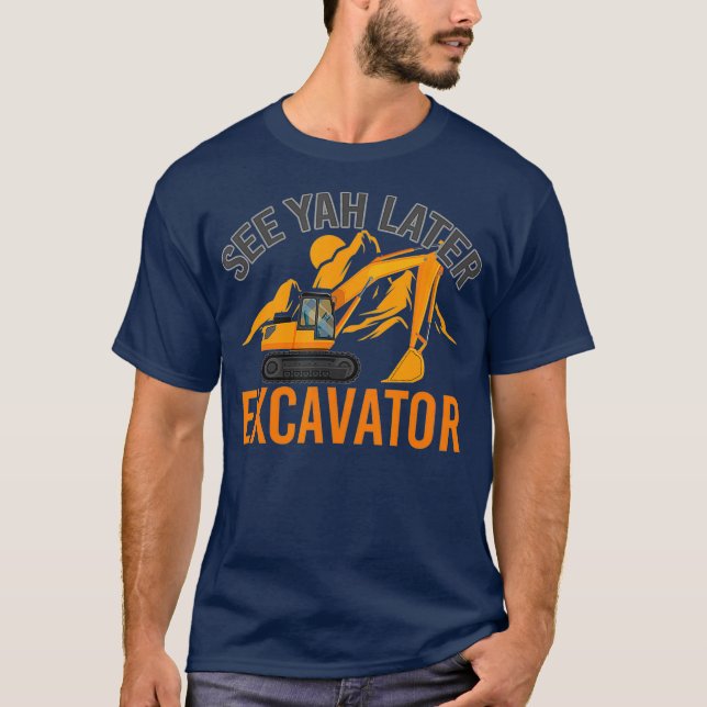 Camiseta Ver Ya Excavador posterior (Anverso)