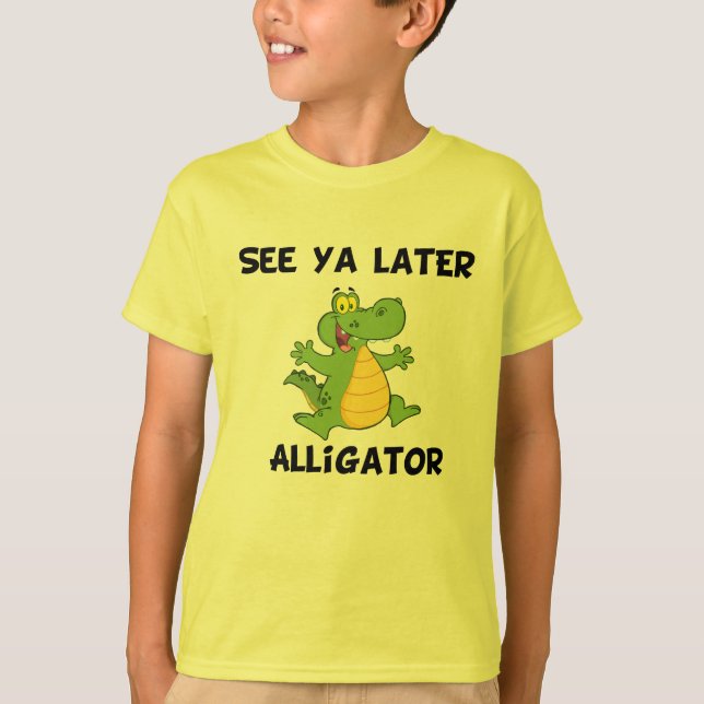 Camiseta Ver Ya más tarde lagarto (Anverso)