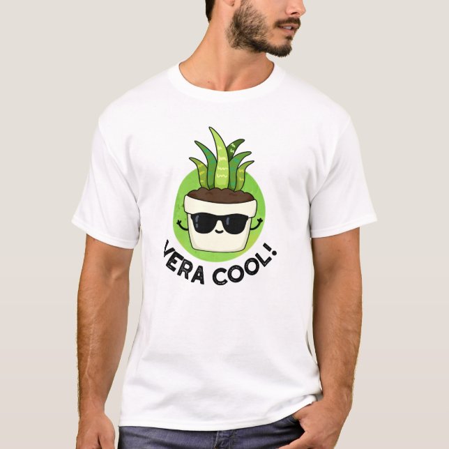 Camiseta Vera Guay Funny Aloe Vera Pun (Anverso)