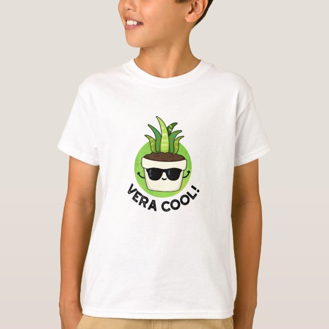 Camiseta Vera Guay Funny Aloe Vera Pun (Anverso)