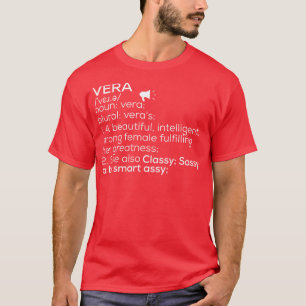 Camiseta Vera Nombre Vera Definición Vera Nombre Femenino V