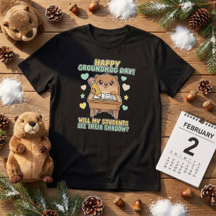 Camiseta ¿Verán mis alumnos su sombra? Profesor divertido