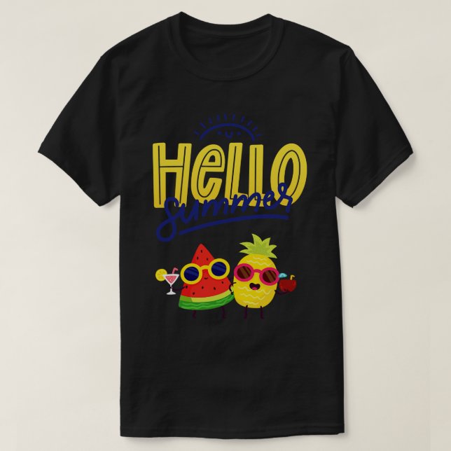 Camiseta verano (Diseño del anverso)