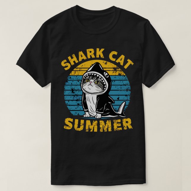 Camiseta verano 1 del gato (Diseño del anverso)