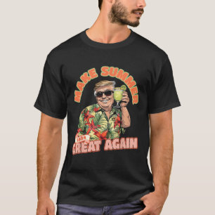 Camiseta Verano 2024 Grande de nuevo Donald Trump de vacaci