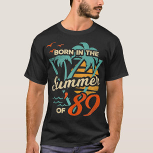 Camiseta Verano 89 Regalos de cumpleaños 31 años Hombres de