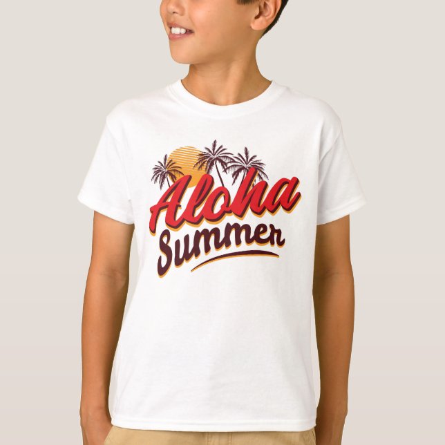 Camiseta Verano Aloha (Anverso)