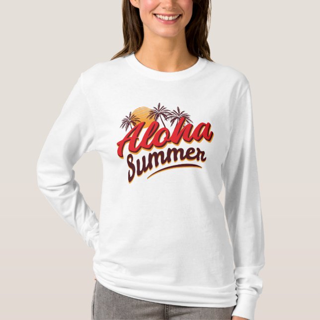 Camiseta Verano Aloha (Anverso)