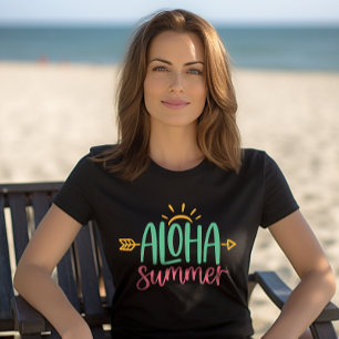 Camiseta "Verano Aloha" tropical