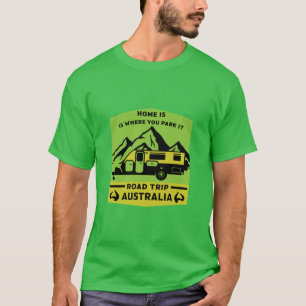 Camiseta Verano australiano de caravana australiana