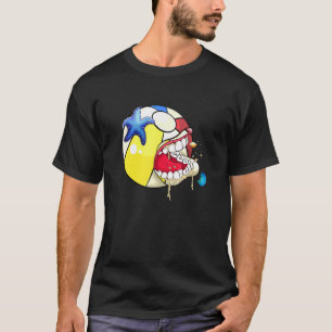 Camiseta Verano Beach Ball Crazy Face