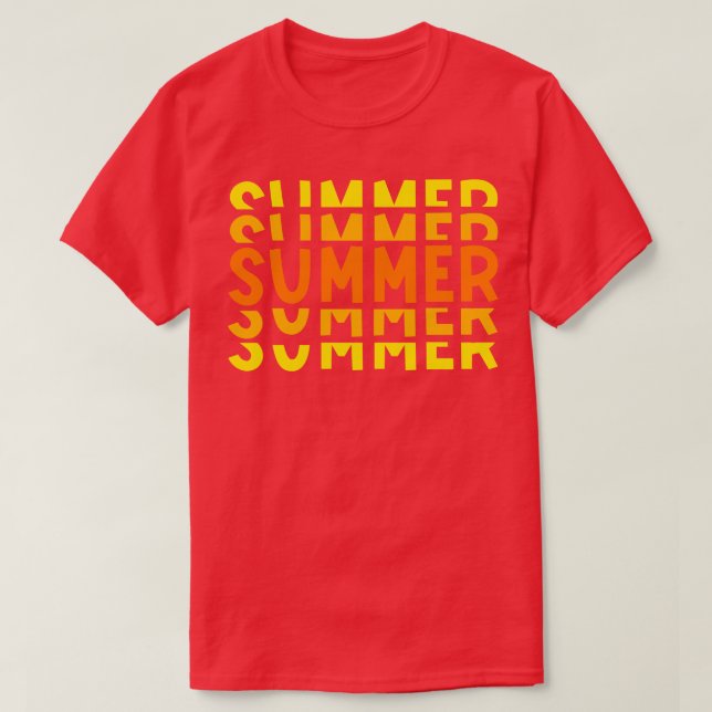 Camiseta Verano brillante (Diseño del anverso)