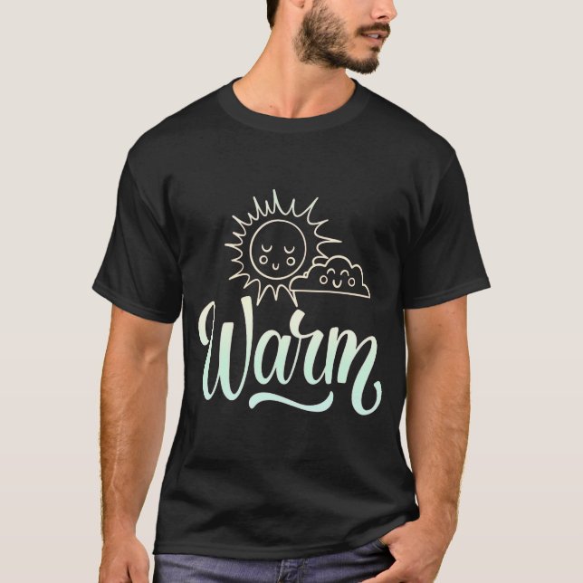 Camiseta Verano cálido (Anverso)