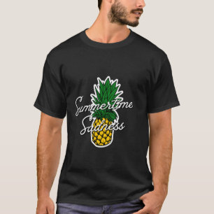 Camiseta verano cálido verano verano tristeza soleada en ve