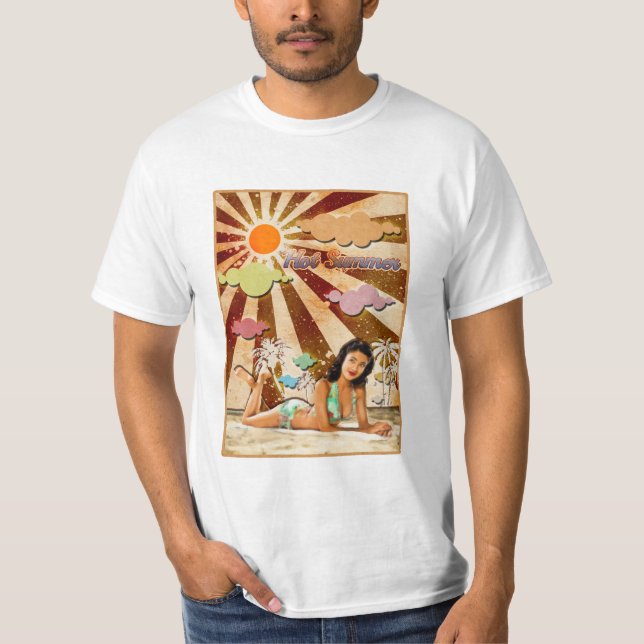 Camiseta Verano caliente (Anverso)