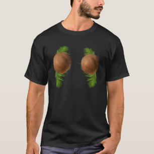 Camiseta Verano Coconut Bra Halloween Traje de vestuario 1
