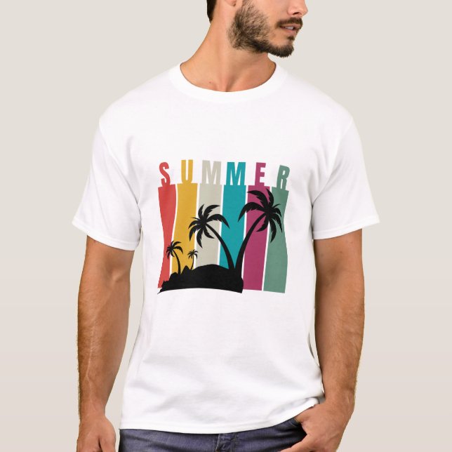 Camiseta Verano colorido (Anverso)