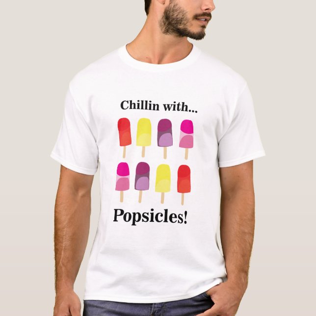 Camiseta Verano colorido popsicle (Anverso)