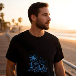 Camiseta Verano Costero de California -azul-