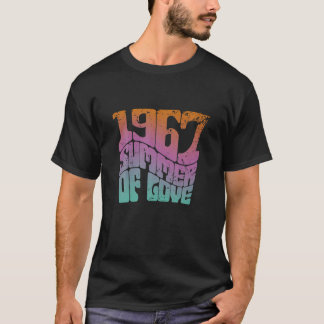 Camiseta Verano de amor 1967 Hippie 1960 Vinta psicodélica