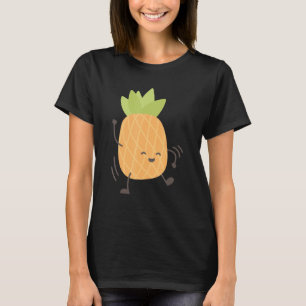 Camiseta Verano de baile feliz de piña