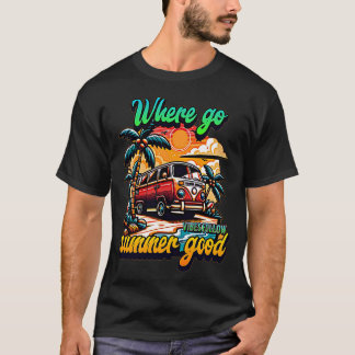 Camiseta Verano de buenas vibraciones - moderno ropa de pla