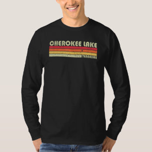 Camiseta Verano de camping de pesca en el lago Cherokee