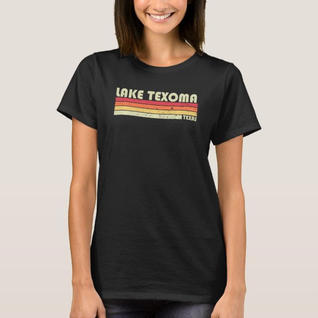 Camiseta Verano de camping divertido en el lago Texoma Texa (Anverso)
