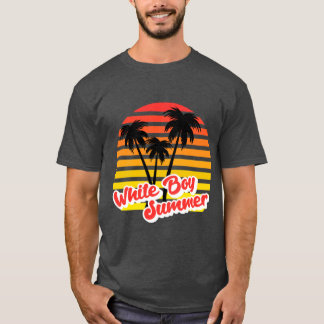 Camiseta Verano de chico blanco vintage