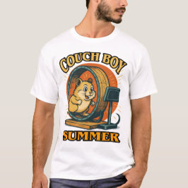 Camiseta Verano de Chico Sofá — Hámster Perezoso en Movimie