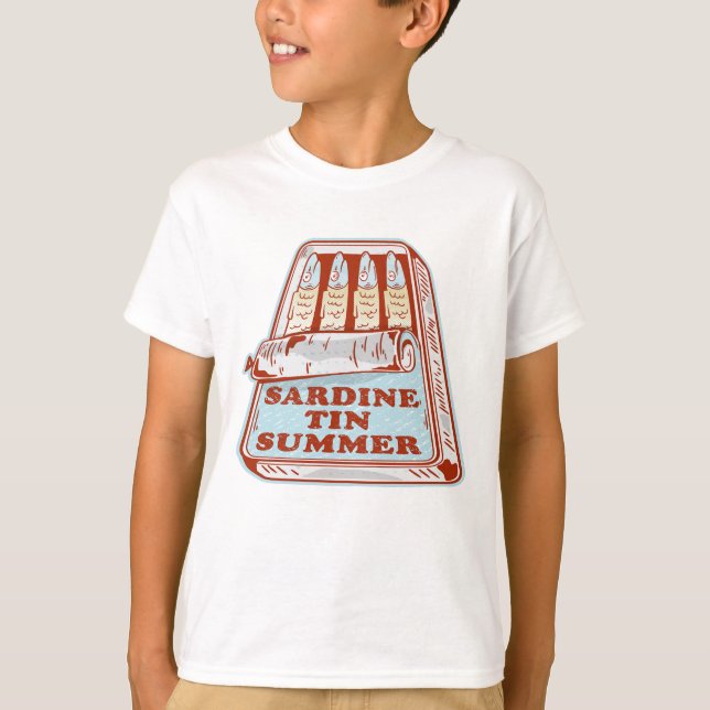 Camiseta Verano de estaño sardino (Anverso)