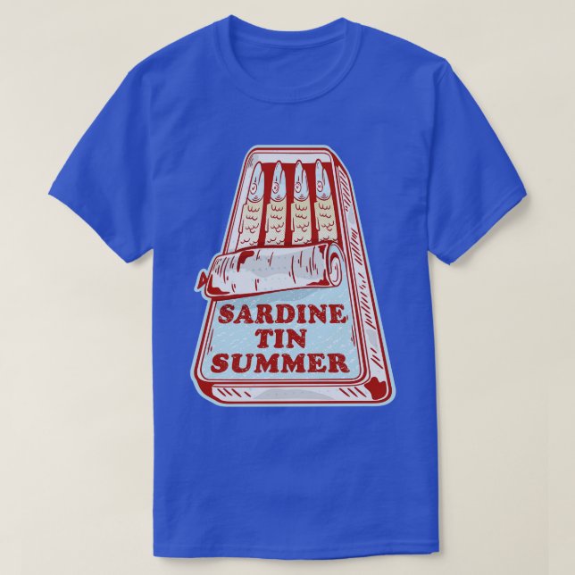 Camiseta Verano de estaño sardino (Diseño del anverso)