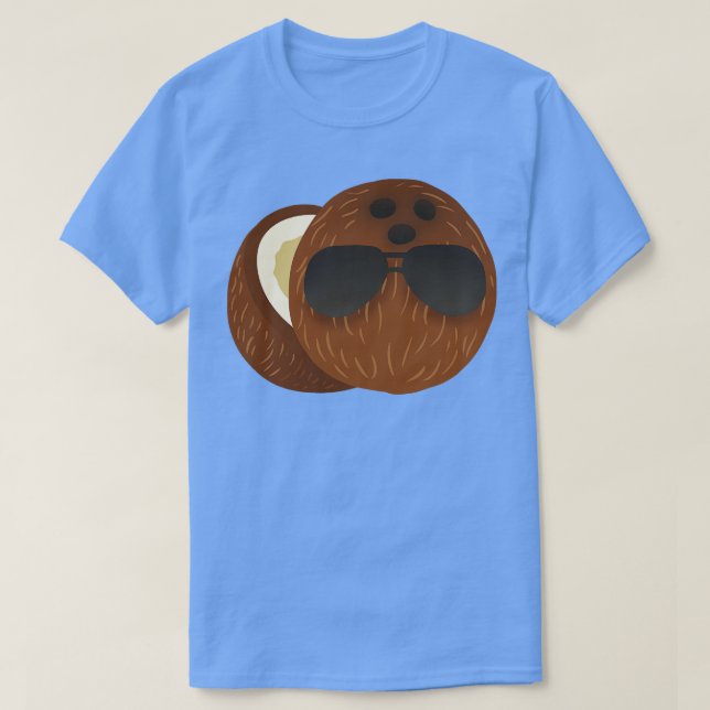 Camiseta Verano de frutas de coco (Diseño del anverso)