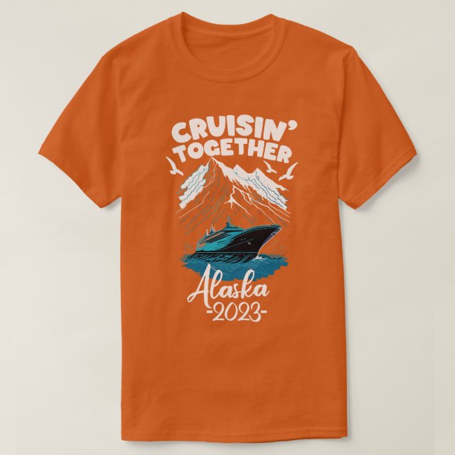 Camiseta Verano de grupo y amigos de la familia Cruise Alas (Diseño del anverso)