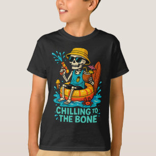 Camiseta Verano De Halloween Escalofriante Para El Bono Ske