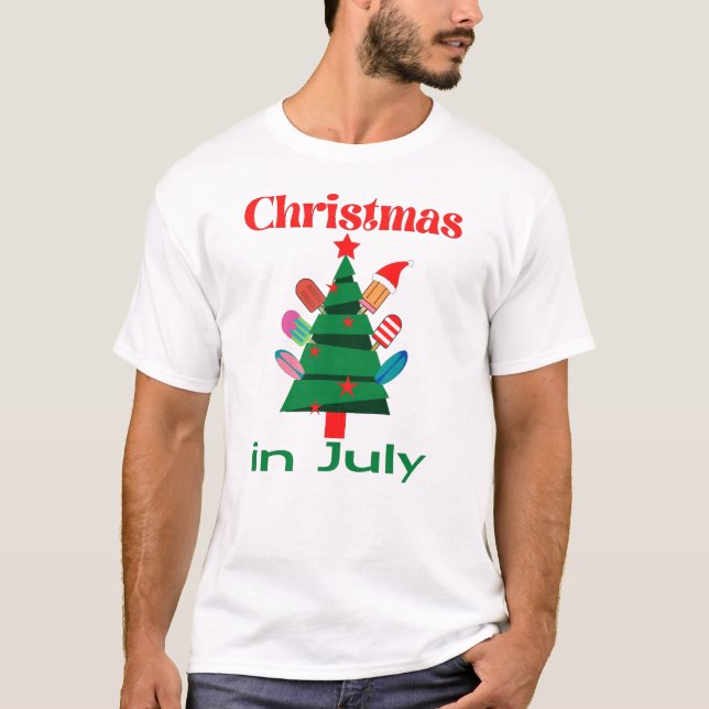 Camiseta verano de july navidades (Anverso)