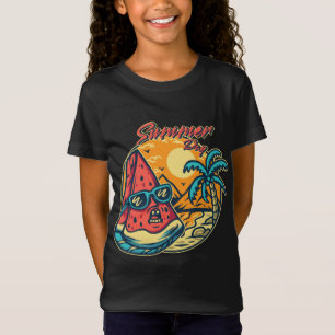 Camiseta Verano de la sandía de verano Fruto de verano vera