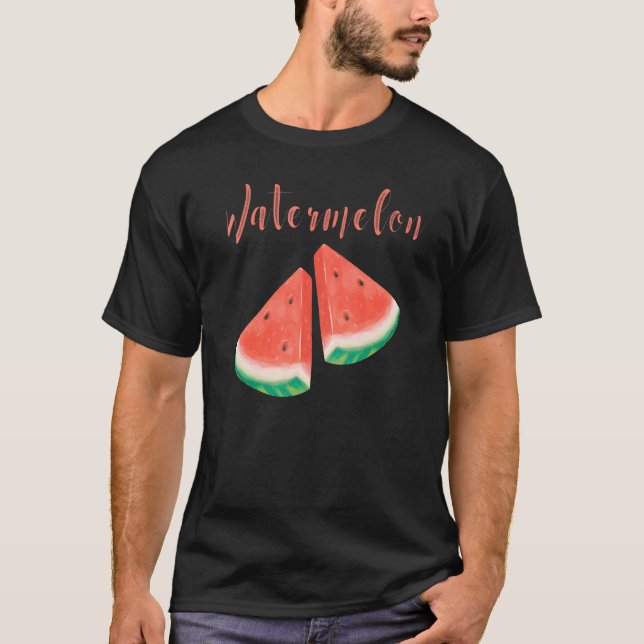 Camiseta Verano De La sandía Dos Piezas De La Melón Del Mel (Anverso)