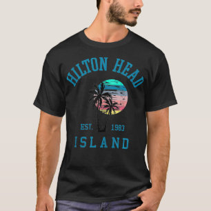 Camiseta Verano de las Palmeras de Playa de South olina