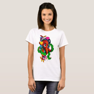 Camiseta Verano de Octopus Sunset