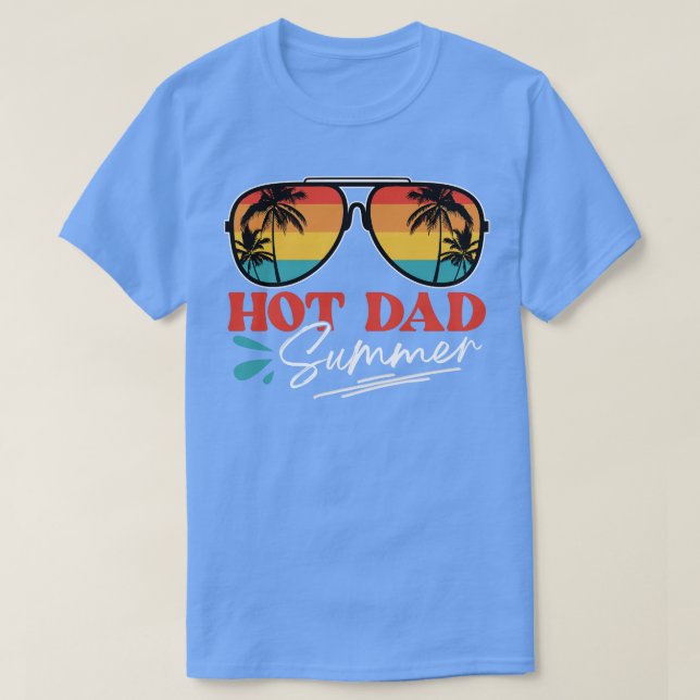 Camiseta Verano de papá caliente (Diseño del anverso)