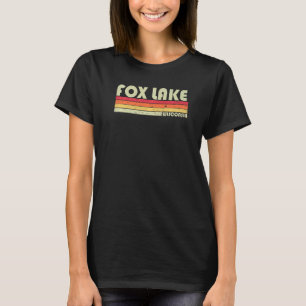 Camiseta Verano de pesca de camping en el lago Fox Wisconsi