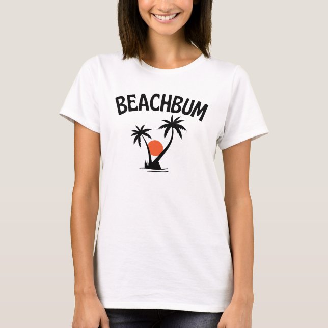 Camiseta Verano de playa (Anverso)